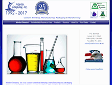 Tablet Screenshot of marlinchemical.net